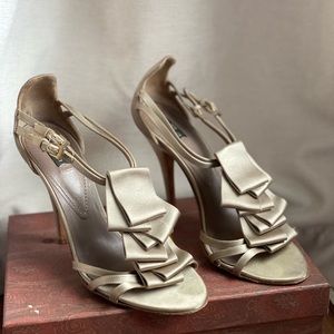 Etro Milano women’s silk high heels size 39.5